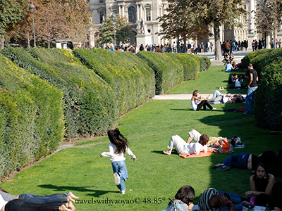 Tuilerie Gardens, Paris France